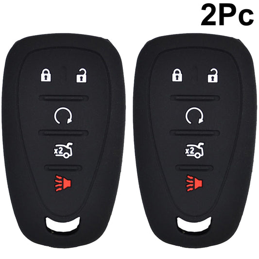 ya 10 5.28 2 Black Silicone Car Key Fob Case Cover Protector for Chevrolet Camaro for Cruze NEW