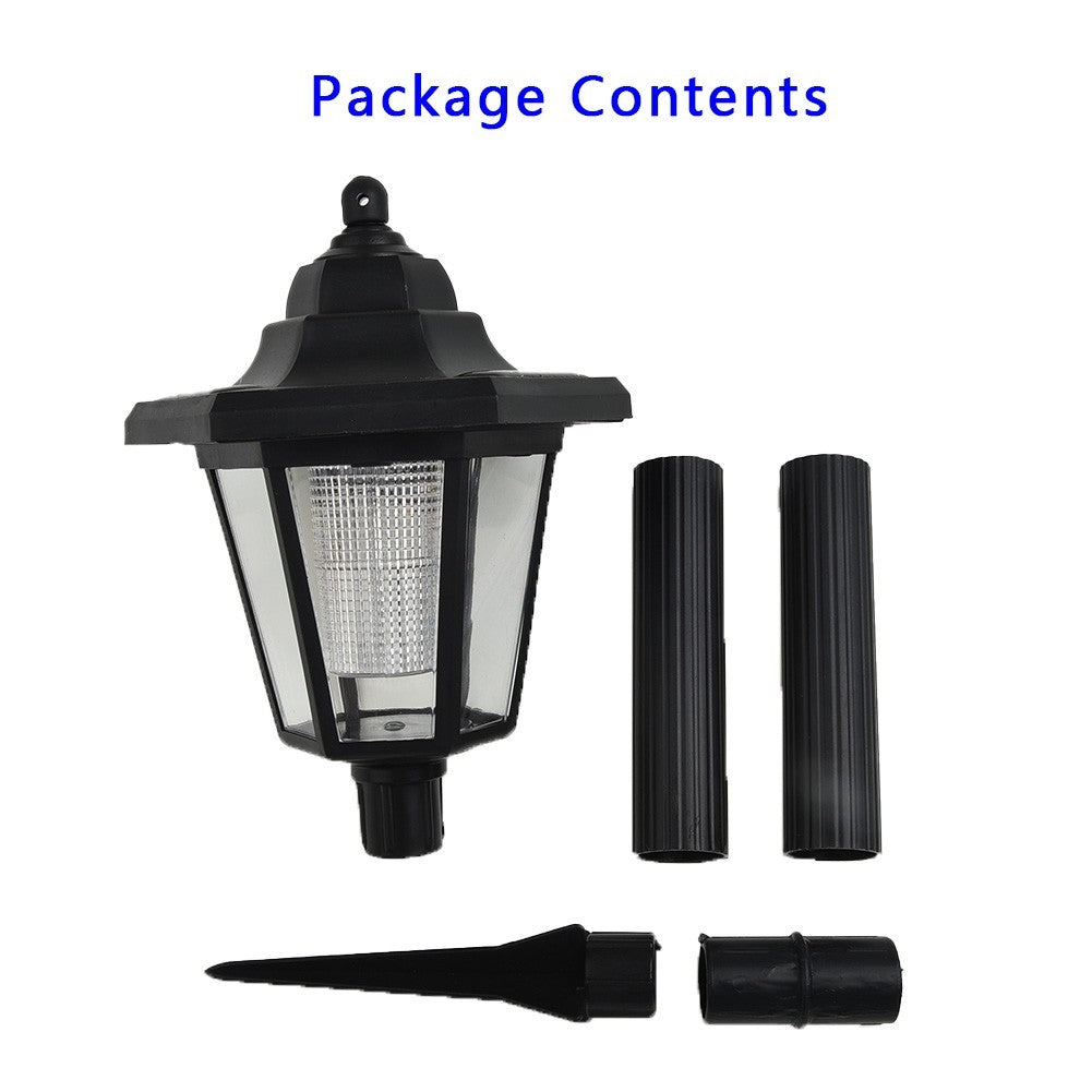 ya 14 1*Post Pole Light Outdoor Solar Power LED Path Way Sun Light Garden Yard