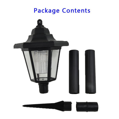ya 14 1*Post Pole Light Outdoor Solar Power LED Path Way Sun Light Garden Yard