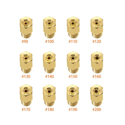 ya 3 6.23 12pcs Carburetor nozzle /Set Carburetor Main Jet For Mikuni VM 90- 200