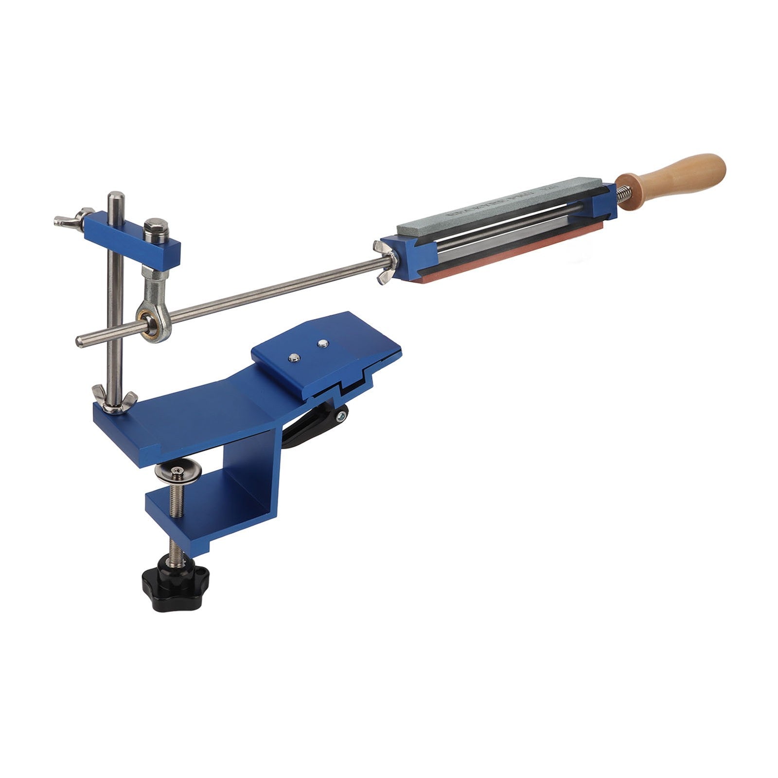 ya 25 Knife ener System With 4 Whetstones Professio l Flip Fixed Angle