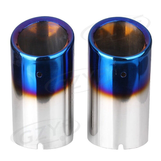 ya 2 7.16 Car Chrome Muffler Tip Pipes Fit for Audi A4 Sedan & Q5 2009 - 2013 Pair