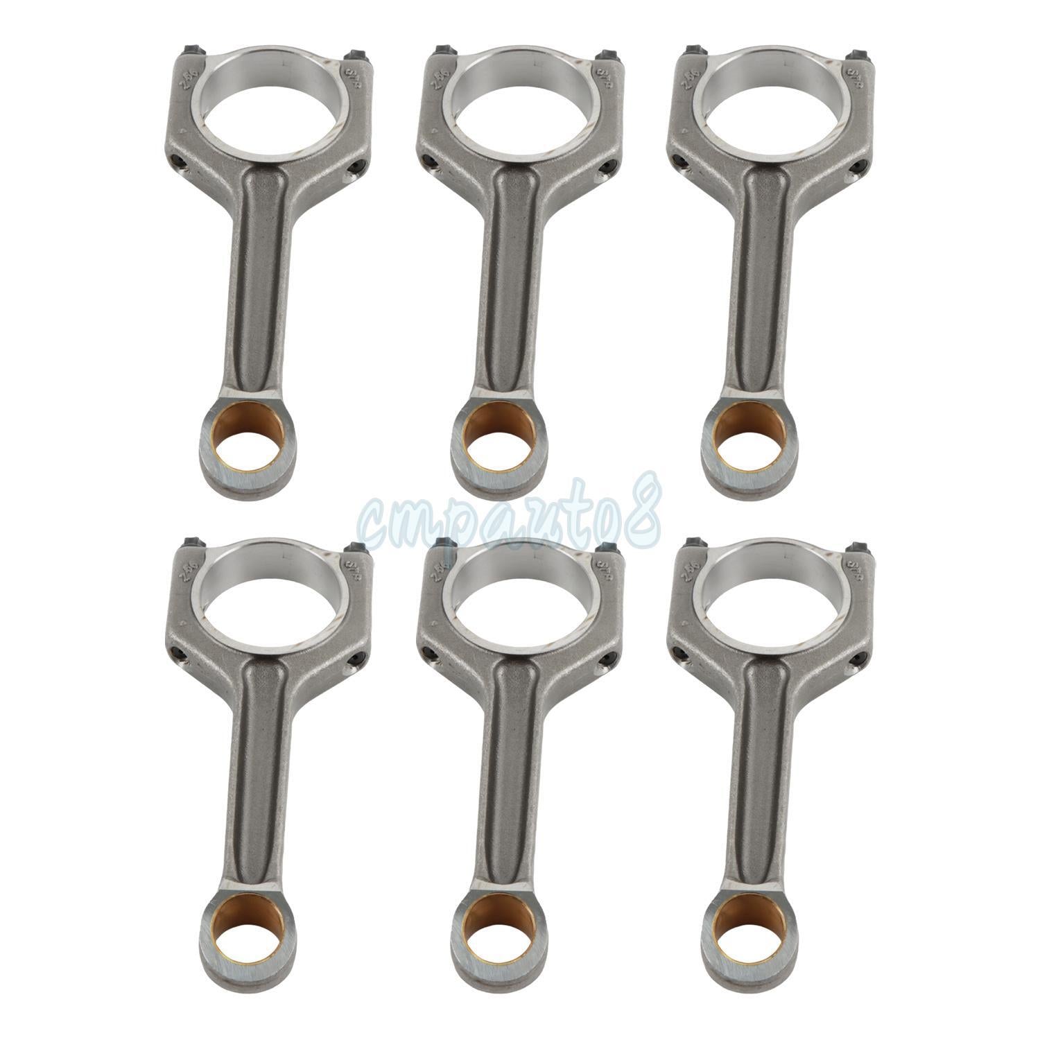 ya 11 6.9 6pcs Connecting Rods 11247624615 for BMW 535i 40i F10 F30 M2 M3 M4 X6 N55 S55 3L