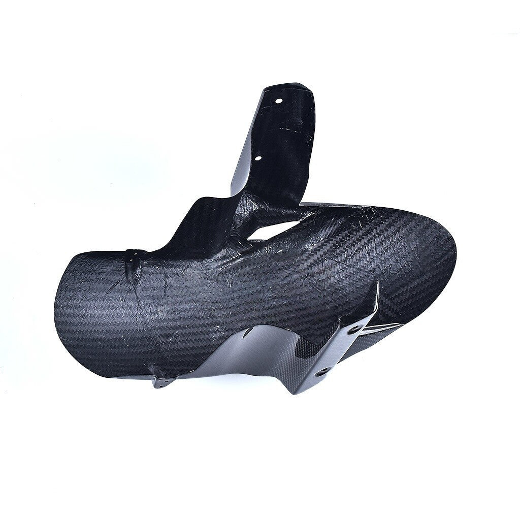 ya 5 8.7 For Kawasaki ZX-6R 2019-2024 Carbon Fiber Front fender Mud Guard Hugger Twill