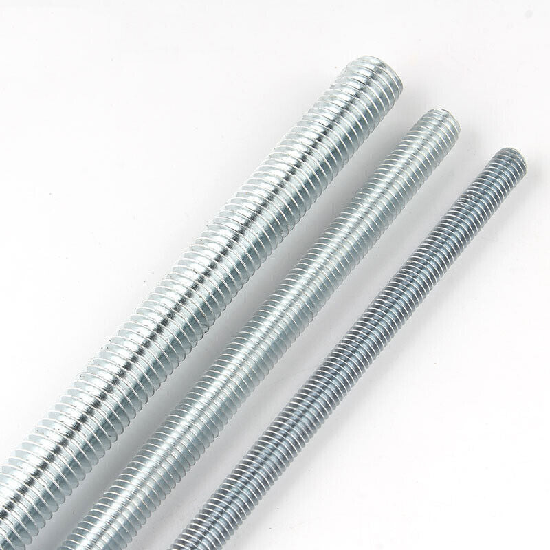 Zinc Full Thread Rod M6 M8 M10 M12 Screw Bar Long Bolt Threaded Studde Metric