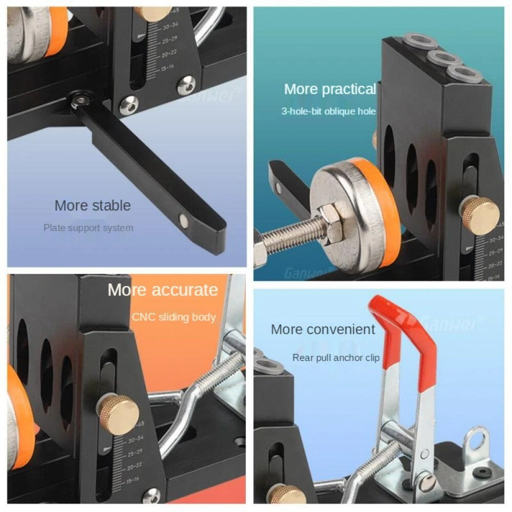 ya 26 Woodworking Bevel Hole Punching Positioner Bevel Tool Bevel Hole Folding