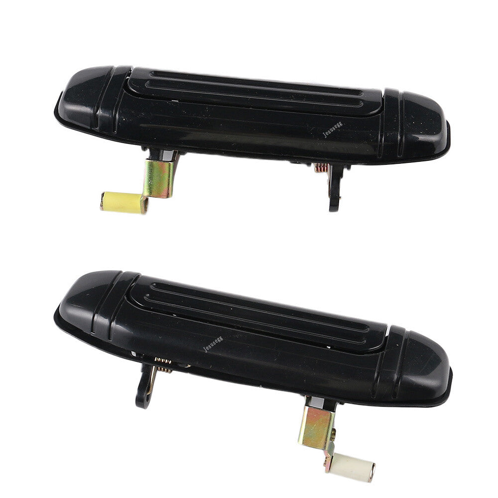 ya 13 5.27 Set of2Exterior Rear L+R Door Handle Plating Black for Mitsubishi Montero for Pajero