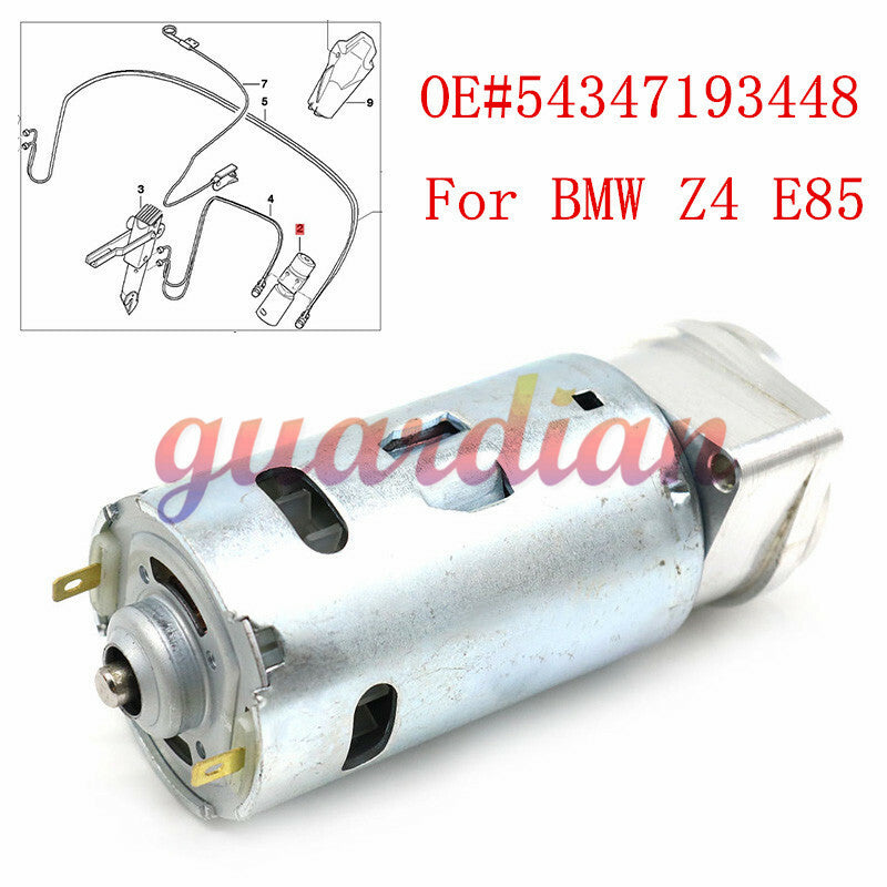 ya 5 8.7 Top Hydraulic Roof Pump Motor & Bracket Z4 E85 54347193448 for BMW Convertible