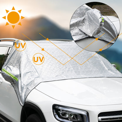 ya 5 8.7 Windshield Cover Large Cover Car Windshield Cover Winter Frost Protection!
