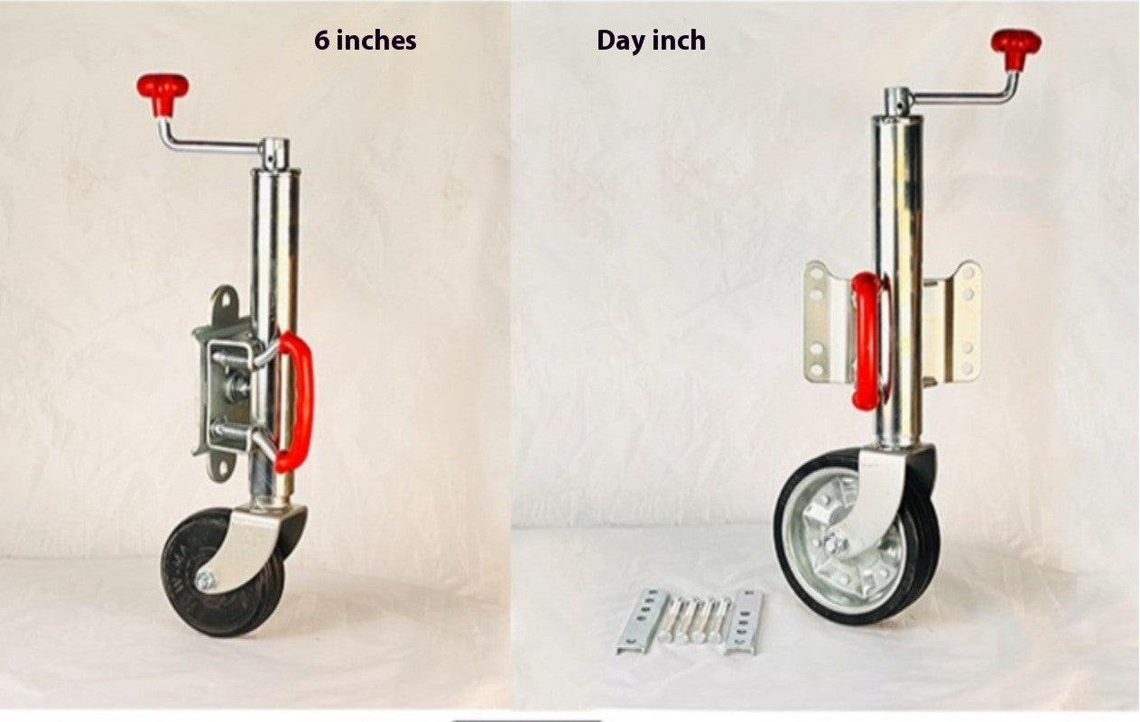 ya 26 7.28.3 8 Inch Top Rocking Trailer Jack Guide Wheel Outrigger Trailer Accessoriesa