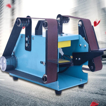 ya 17 950W Double Axis Electric Sander Sanding Belt Variable Speed Grinding Machine