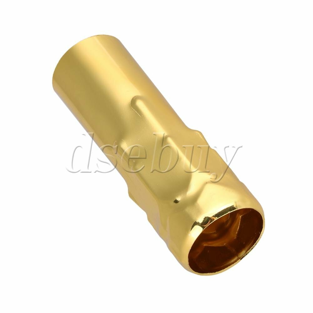 ya 14 6Peces Golden Chandelier Candle Cover Sleeves Sockets 25mm Dia 80mm Length