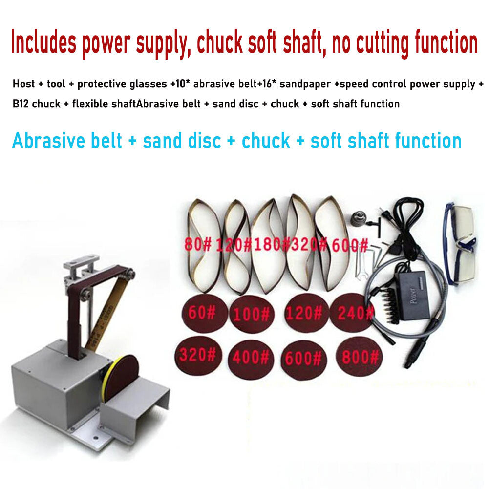 ya 17 NEW Multi-function polisher DIY Belt Sander Electric polishing machine,