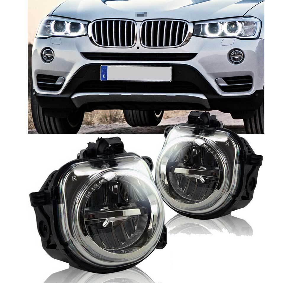 ya 1 8.5.3 Front Bumper Mounted LED Fog Light Lamp LH & RH Pair for X3 F25 X4 F26 X5 X6