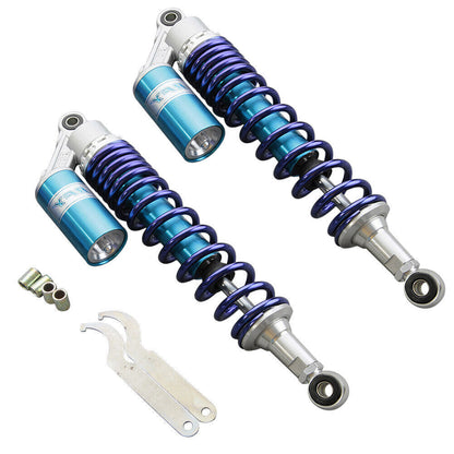 ya 5 8.7 400mm 15 3/4 Rear Shock Absorber Suspension Kit Adjustable Universal Pair Motor
