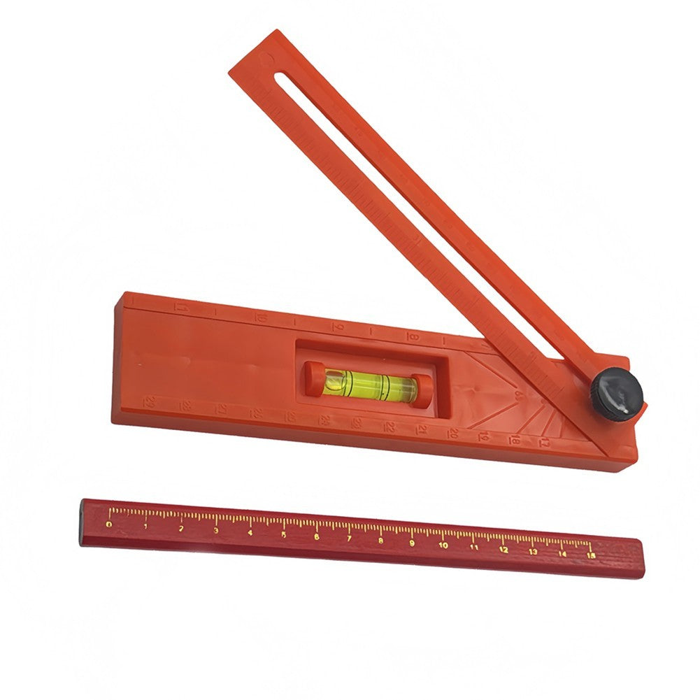 ya 15 10.20 Multiangle Marking Ruler Gauge Level for Woodworker Layout Measuring