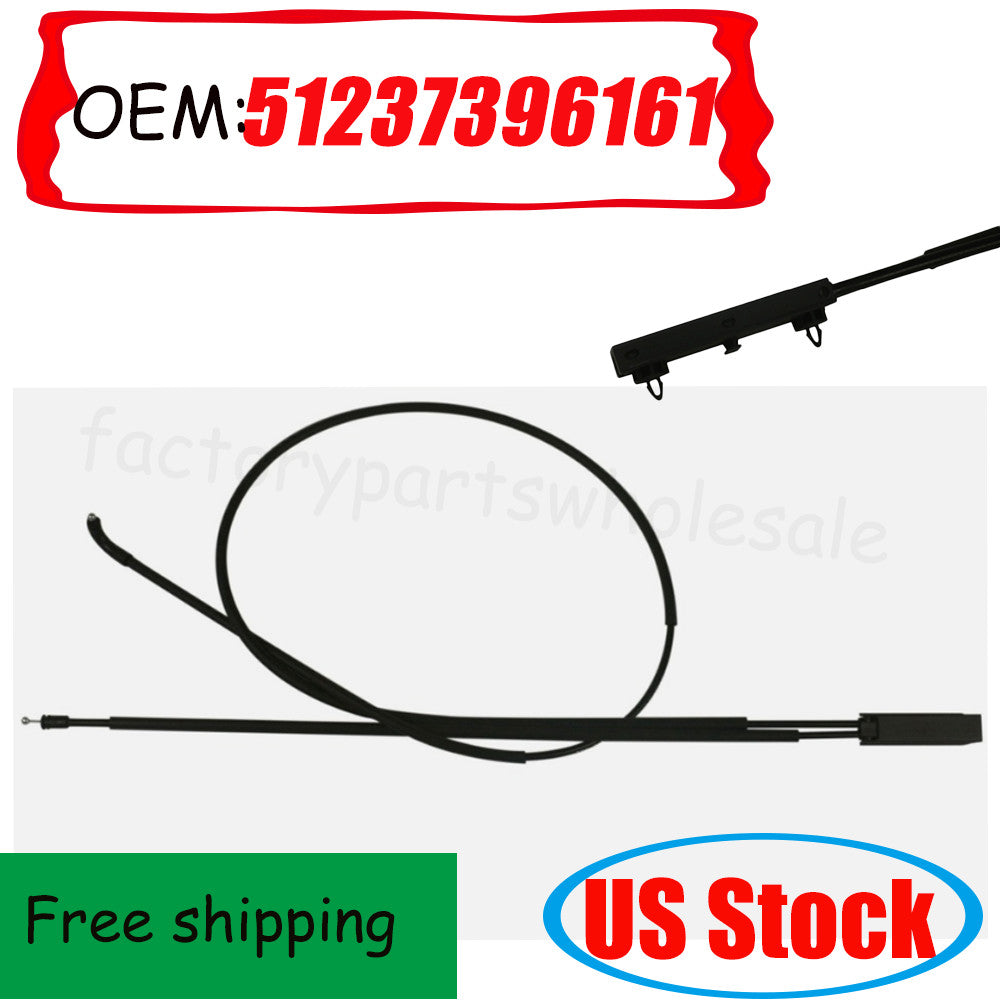 ya 3 6.23 Front Hood Release Cable for BMW 228i 320i 328i 335i 340i M3 M4 51237396161