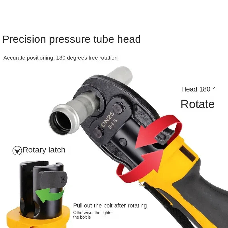 ya 25 hargeable Electric Pipe Thin Wall Stainless Steel Clamping Hydraulic Pliers
