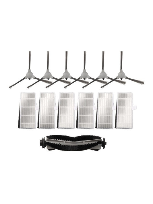 ya 25 For Coredy R3500 R550 Robot Vacuum Replacement Filters and Brushes Kit