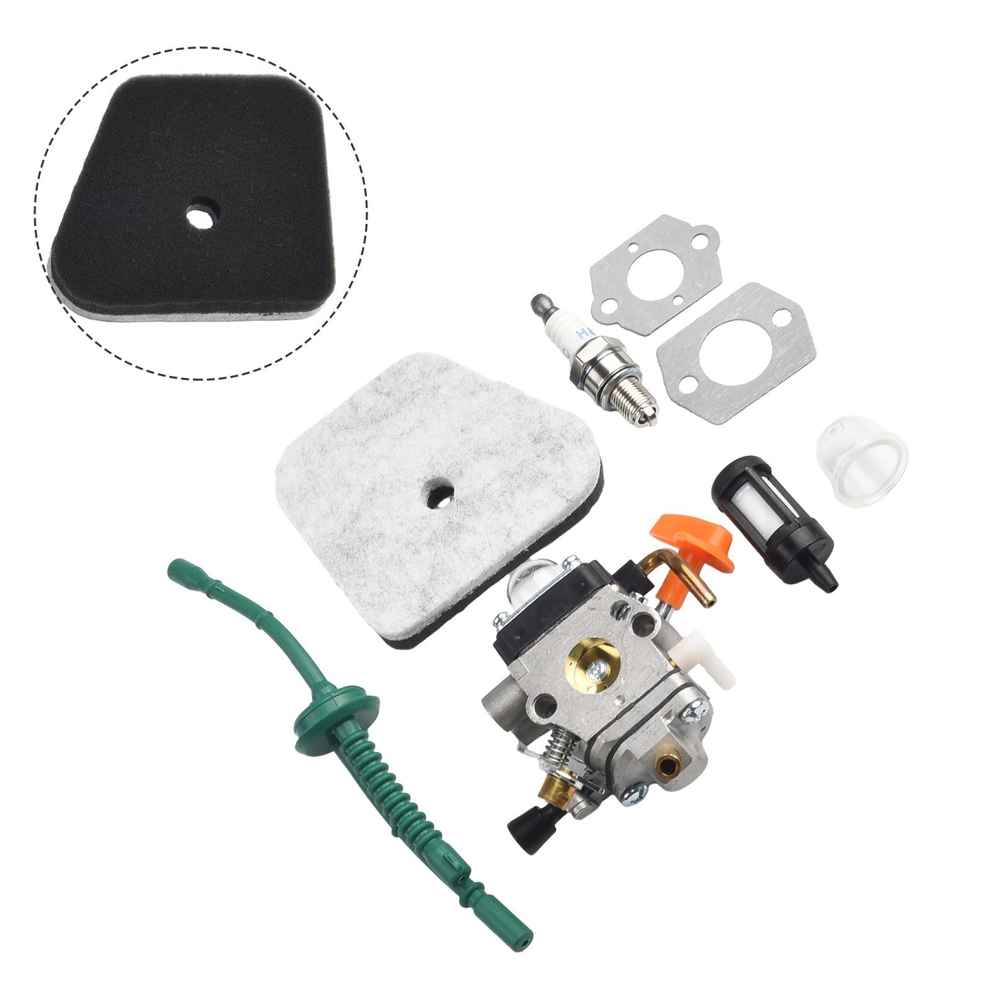 ya 17 Carburetor For FS90 FS90R FS110 FS110R FS110X FS110RX Fuel Line/Trimmer