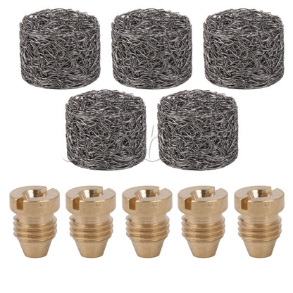 ya 26 10Pieces Brass Thread Nozzle 1160psi 1.1mm Mesh Filter for Snow Foam Lance