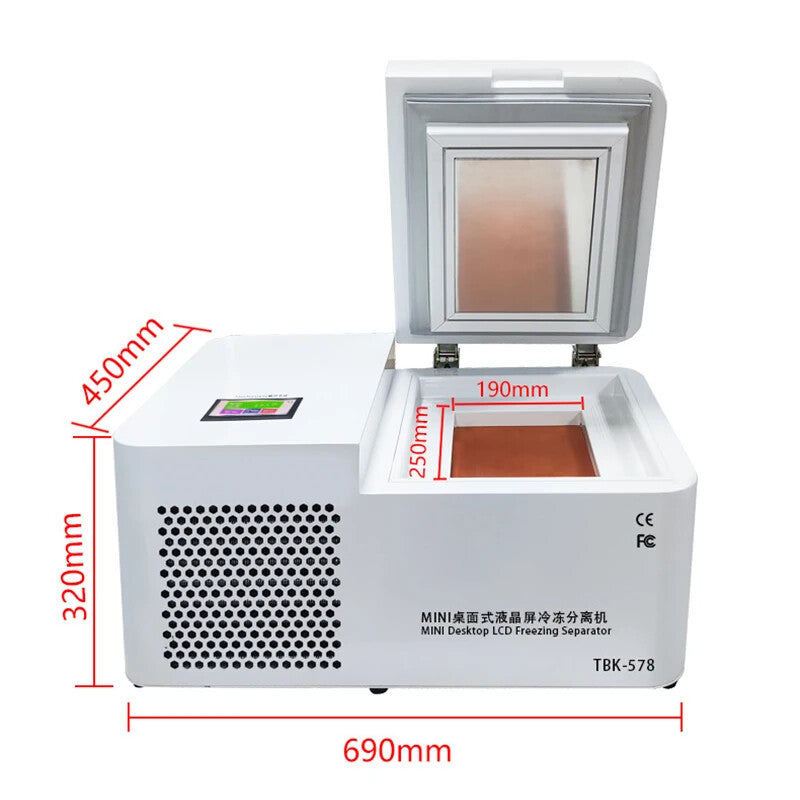ya 26 Desktop LCD S n eezing Separator TBK-578 Curved S n Remover