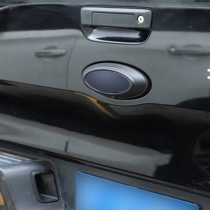 ya 5 8.7 Matte Black ABS Rear Logo Badge Cover Garnish for Ford Ranger 2015 - 2021 U