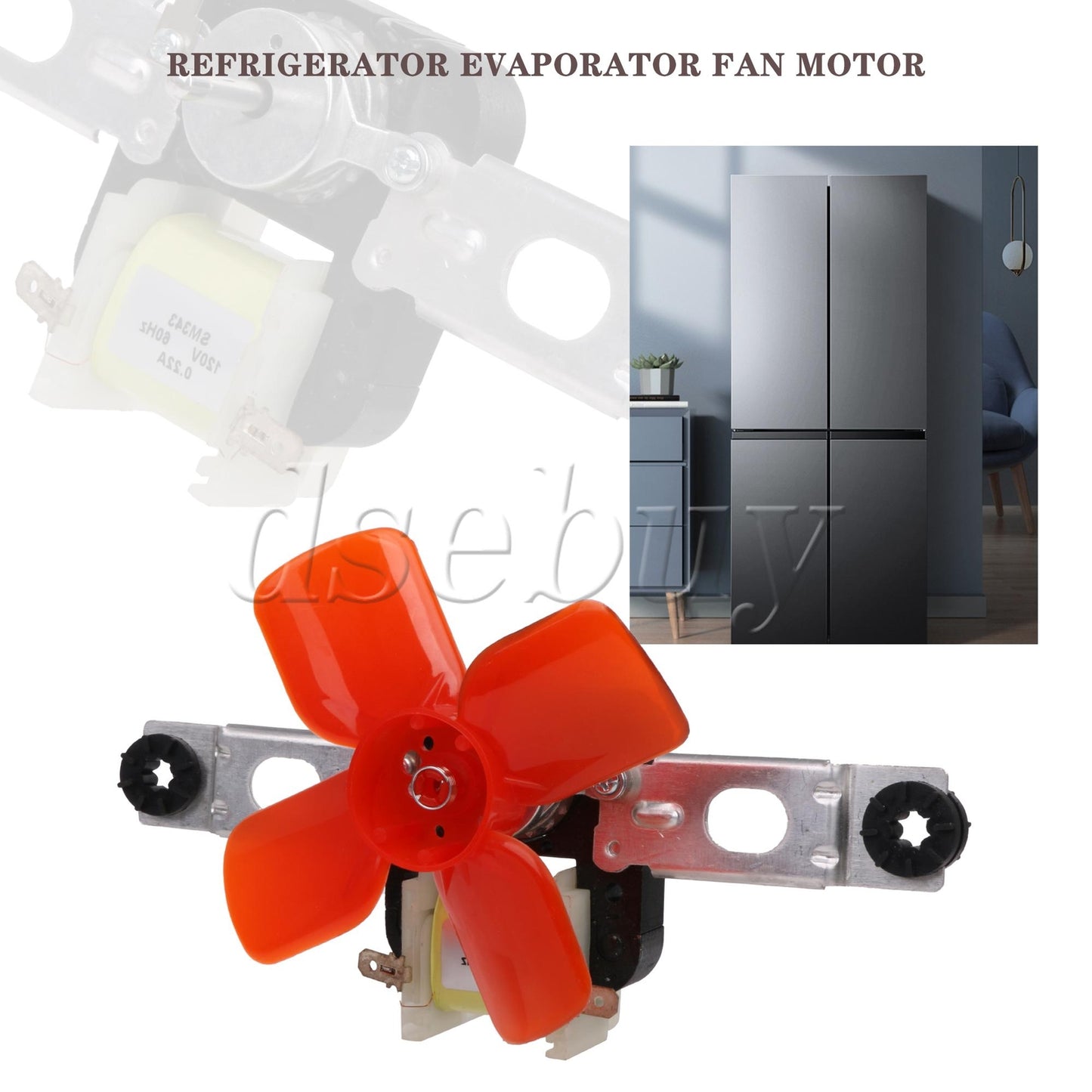 ya 26 2PCS 120V 482731 idge Evaporator Fan Motor Kit Replacement for 