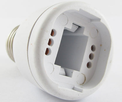 ya 14 50pcs E27 Male to G24 Female Socket Base LED Halogen CFL Light Bulb Lamp Adapter