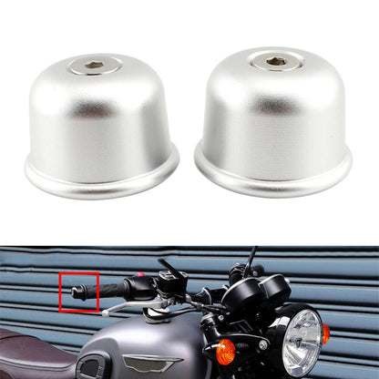 ya 5 8.7 For Speed T100 T120 Sc for Ram bler 1200XC Handlebar Grips Handle Bar Cap End Plug Fit