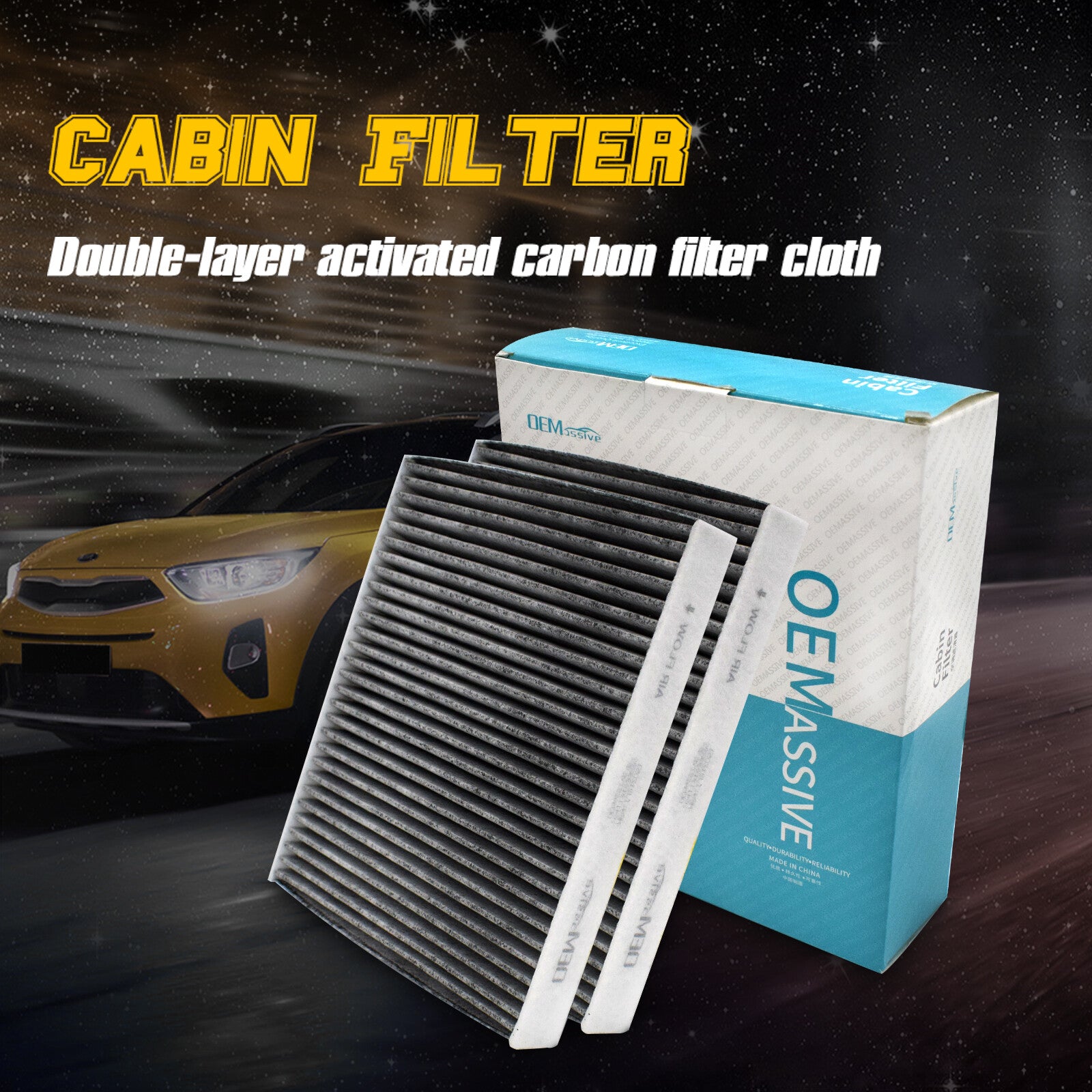 ya 12 5.22 Car Cabin Air Filter Set for BMW F10 F18 F07 F11 F12 F13 F06 730i 740d 750i 760i