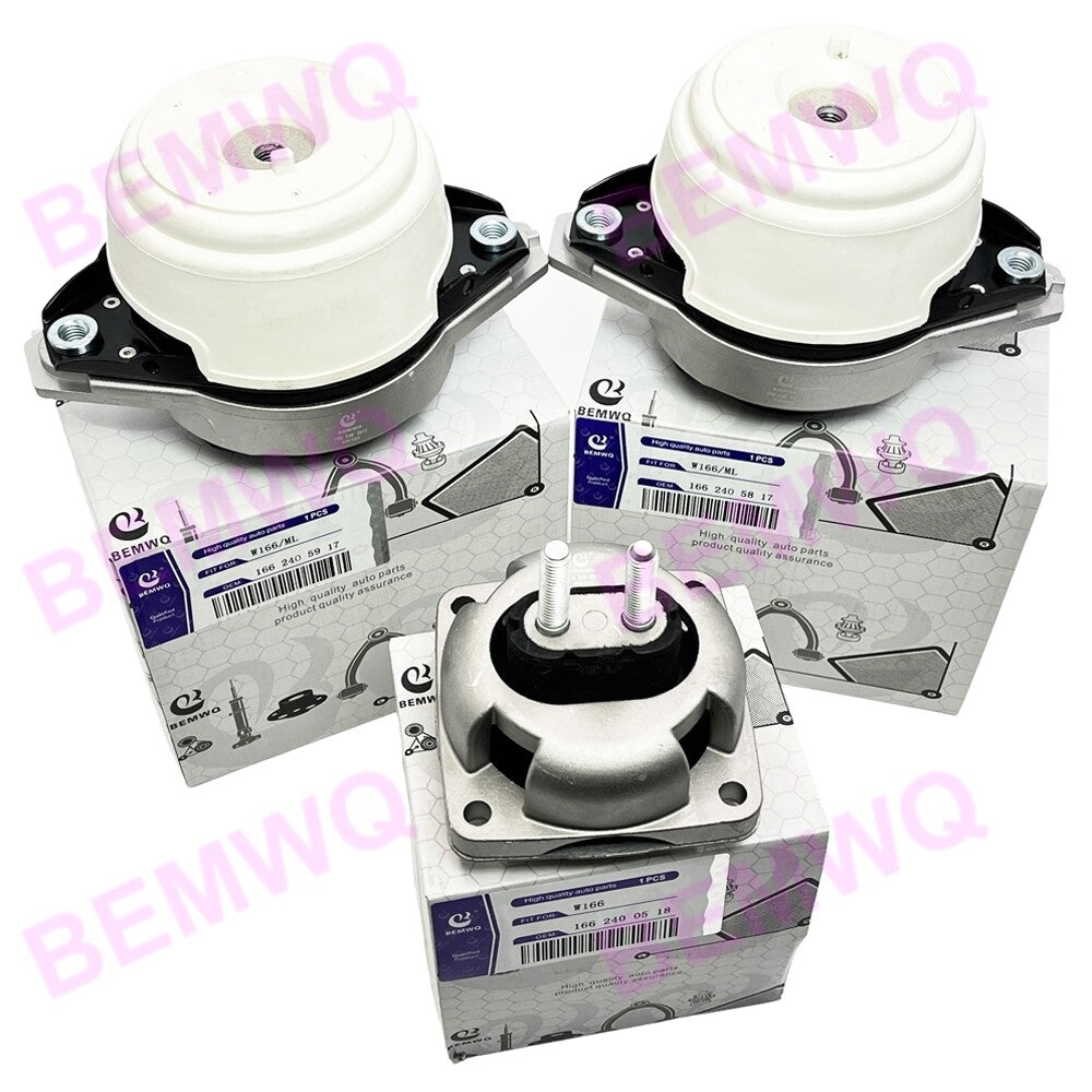 ya 5 6.16.2 3 Piece Engine and Transmission Mounting Kit for Mercedes GL GLE GLS ML W166 X166 C292 GLE400