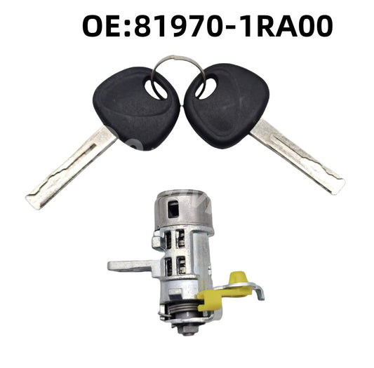 ya 2 7.14 Door Lock Cylinder With 2 Keys Exterior Parts Fit for Dodge Attitude 2012-2014