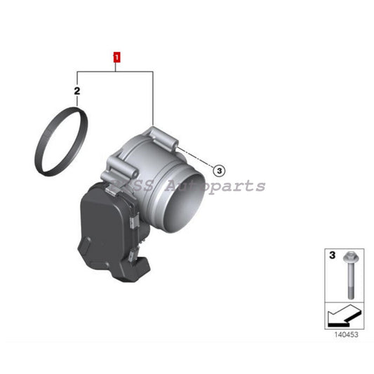 ya 2 6.26.2 OE 13547556118 Throttle Body for BMW 128I 328I 528I X3 X5 Z4 328XI 528XI