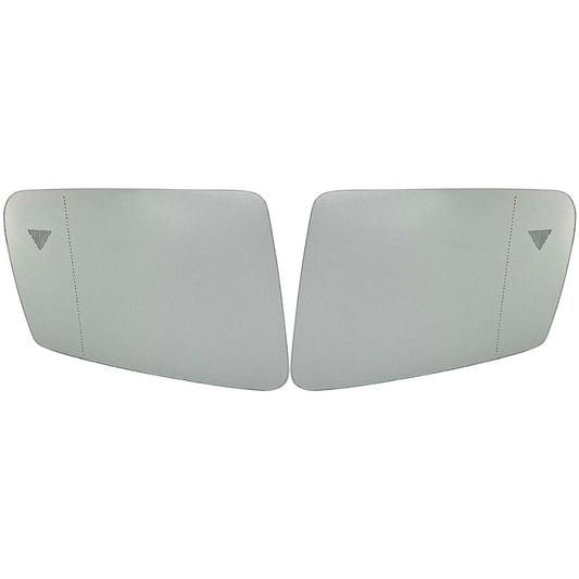ya 6 6.13.2 2Pcs Front Left & Right Mirror Glass For C CL E S CLS GLK GLA CLA Class