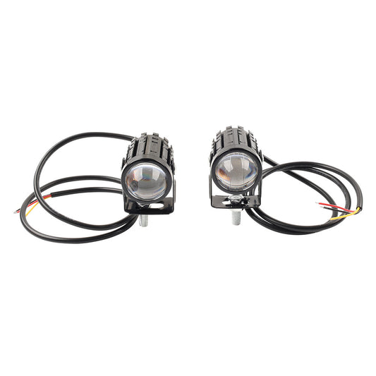 ya 5 6.16.2 2X Headlight Driving Spot Light Fog Lamp White Hi-Lo Beam Motorcycle UTV ATV