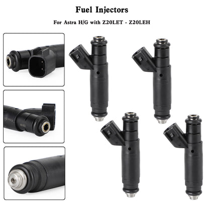 ya 1 8.12 baidi 4PCS Fuel Injectors for Vauxhall VXR Z20LEH Z20LET GSI ASTRA for Opel 630CC