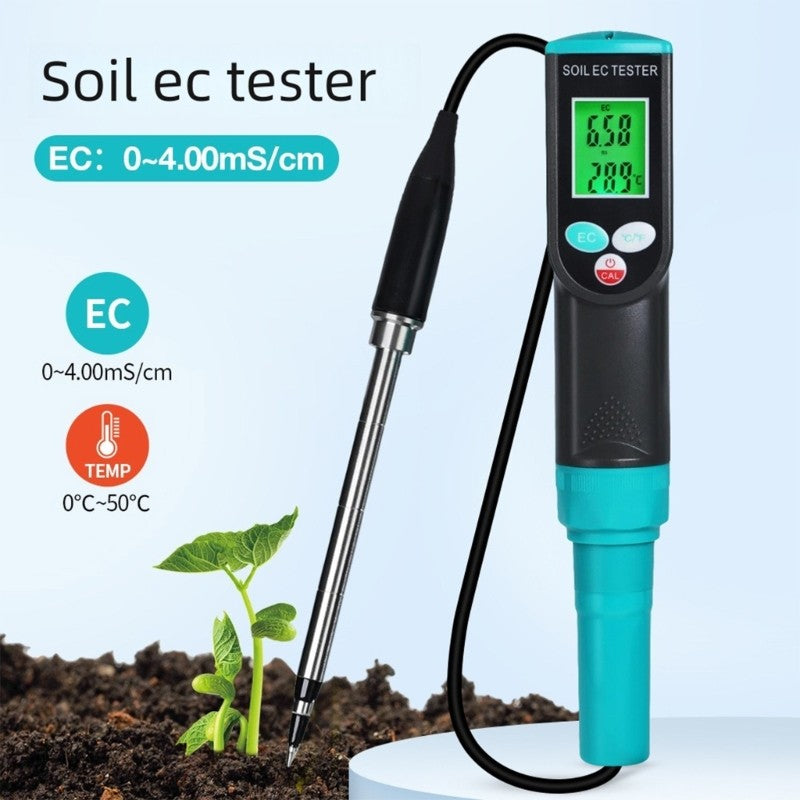 ya 26 Conductivity Meter Digital Soil Measurement Meter Soil Temperature Tester