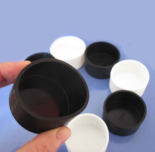 Round Silicone Rubber Chair Table Feet Pipe Tubing End Cover Caps ID 32.5~78.5mm