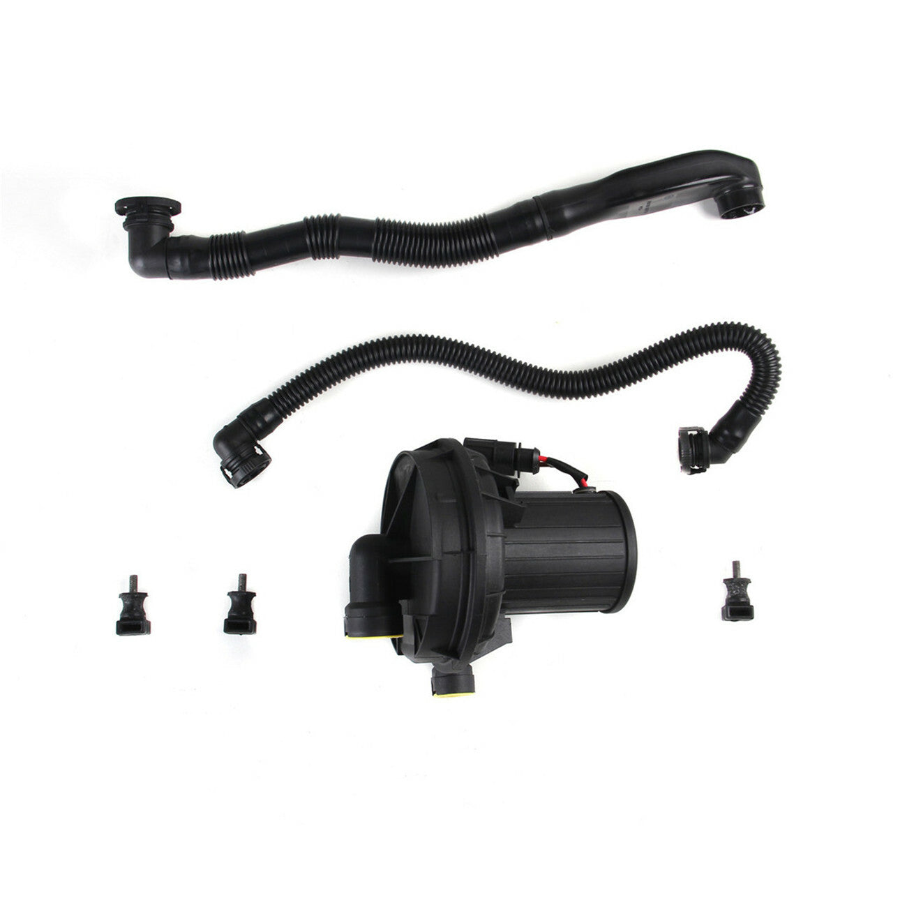 ya 5 8.7 Secondary Smog Air Pump W/ Intake Hoses Set Fit for VW for Passat for Audi A4 A6