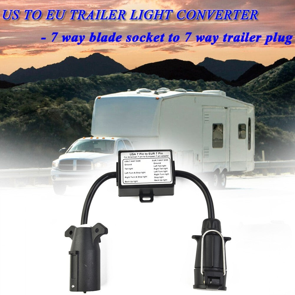 ya 1 7.4 Transform Your 7 Way Blade Socket to 7 Pin Round with This Trailer Converter