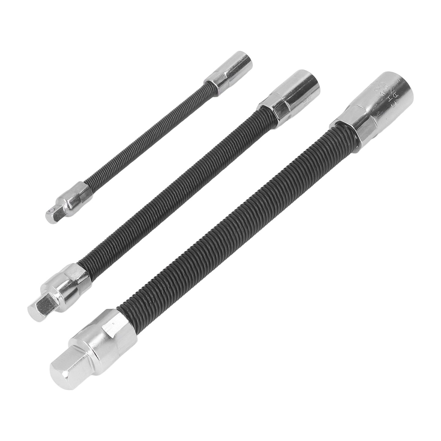 ya 25 3Pcs Flexible Extension Bar Spring Steel Electric Drill Extension Magnetic