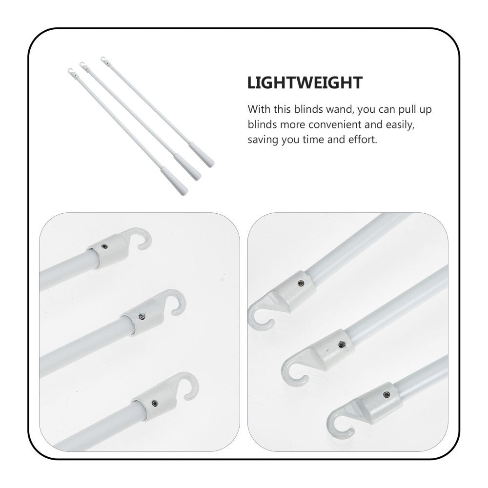 ya 26 3pcs blind tilt control wand blind wand Blind Rod with Hook Blind Wand