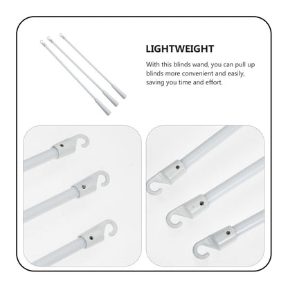 ya 26 3pcs blind tilt control wand blind wand Blind Rod with Hook Blind Wand
