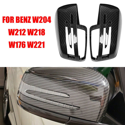 ya 1 8.5.2 carbon fiber side mirror cover for W204 W212 W218 W176 AT