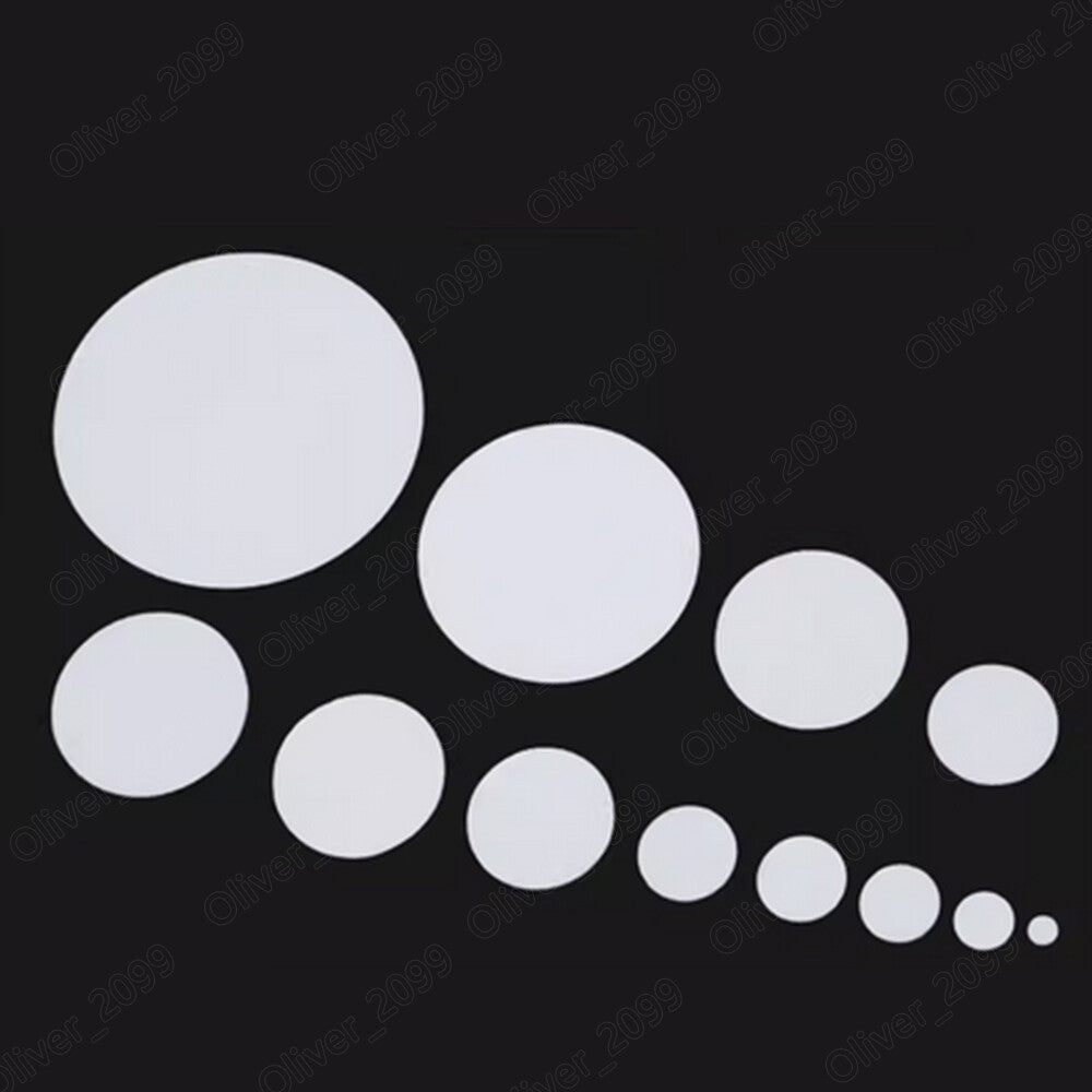 96% Alumina Ceramic Round Sheet Disc Insulation High-temperature Resistance