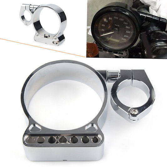 ya 2 6.29 1x 39mm/16 Side Mount Speedo Relocation Bracket Fit for Harley Sportster 2004-2014