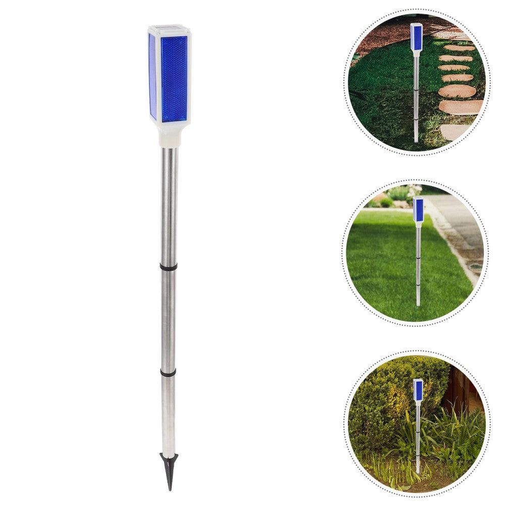 ya 5 8.7 2 Pcs Solar Ground Light Outdoor Warning Garden Markers Path Lights