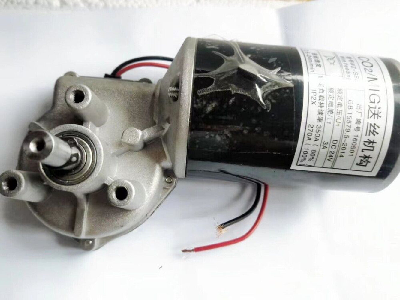DC Welder Wire Feeder Drive High Speed Motor Wire Feeder Motor Assembly