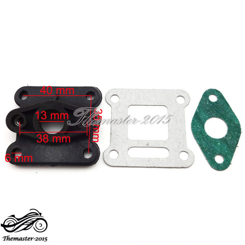 ya 4 6.17 Pocket Bike Carburetor Inlet Manifold Intake 47cc 49cc for Mini Moto ATV Dirt Bike